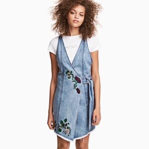 H&M Coachella Denim Jumper Dress